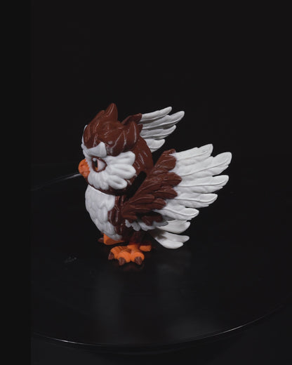 Swoops, the Articulated Owl